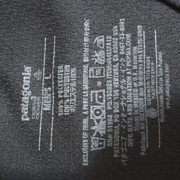 Patagonia Capilene 3 Midweight Baselayer Long Sleeve Shirt Size Large In Black - Picture 2 of 7